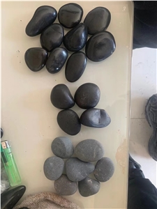 Good Quality And Cheap Black Pebble Stone