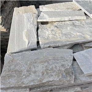 White Quartzite Flag Stone Crazy Paving Stone
