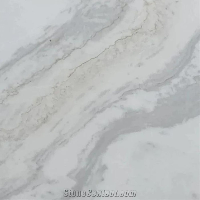 Bianco Argento White Bookmatching Marble Slab