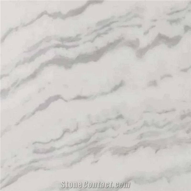 Bianco Lupo White Bookmatching Marble Slab