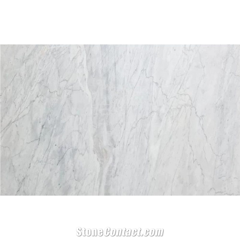 Turkish Carrara White Bookmatching Marble Slab