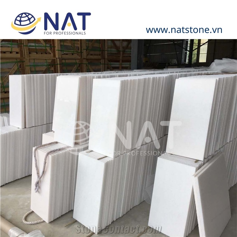 Vietnam White Marble -  Crystal White Marble Polished Tiles