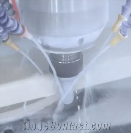 Two-Process Marble Processing Center For Quartz Granite Carving