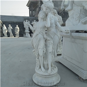Best Hot Selling Stone Carving Angel Sculpture White Marble
