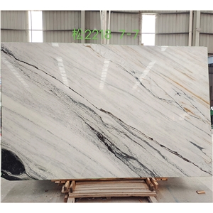 Bookmatch China Panda White Marble Slabs For Background Wall