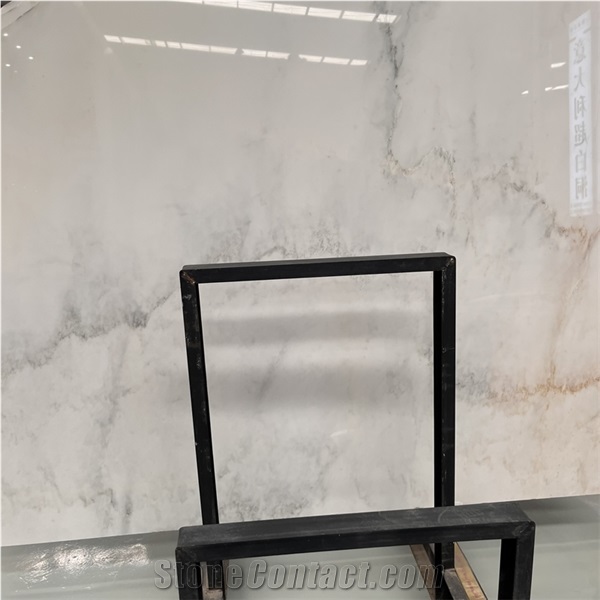 Eastern White Marble Slab Tile For Home Wall Floor