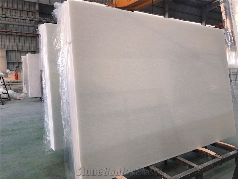 Cheap White Natural Crystal Marble Wall Cladding