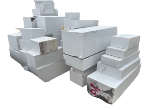 Cheapest Big Pure Crystal White Marble Blocks