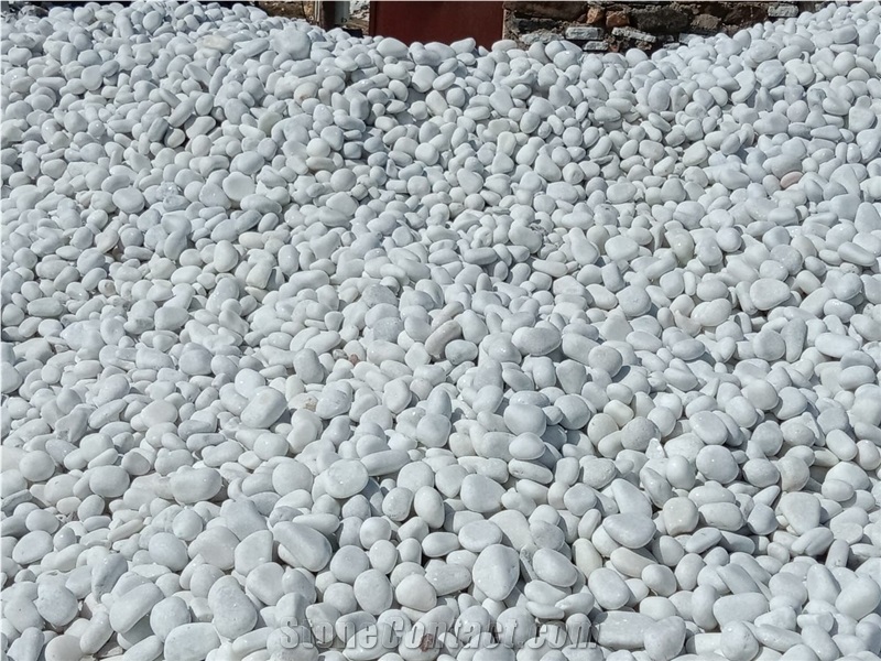 Cheapest Pure Snow White Pebble Stone For Landscaping