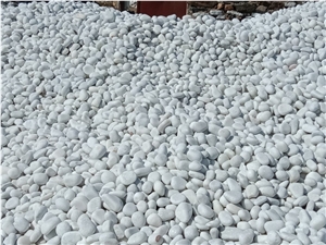 Cheapest Pure Snow White Pebble Stone For Landscaping