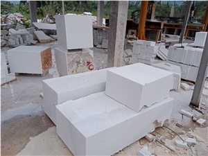 Premium Quality Snow White Marble Blocks From Vietnam