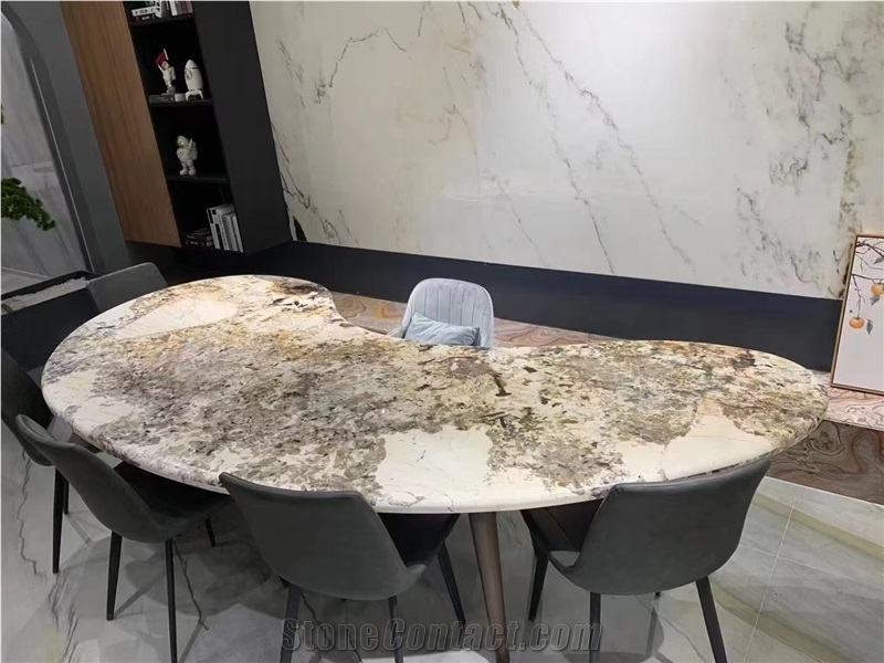 Stone Design Furniture Marble Serpentino Giada Coffee Table