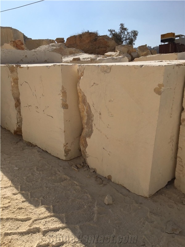Jerusalem Taffouh Limestone Blocks, Natural Stone