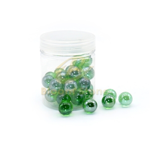 Clear Green Vase Filler Glass Pebble -Marble Balls For Kids