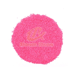 Crushed Hot Pink Colored Gravels For Aquarium
