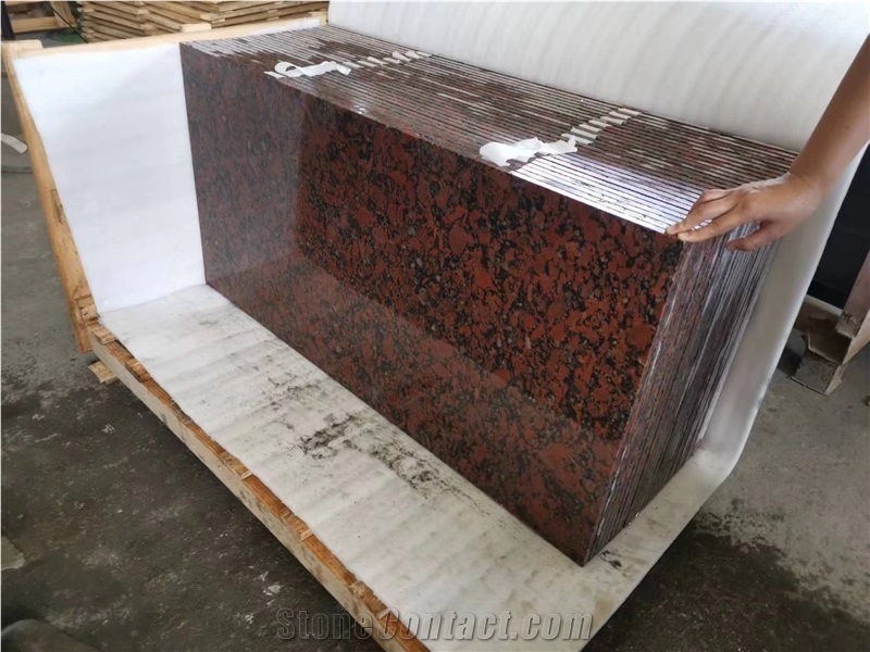 Rosso Santiago Red Granite Slab And Tiles Manufacturer