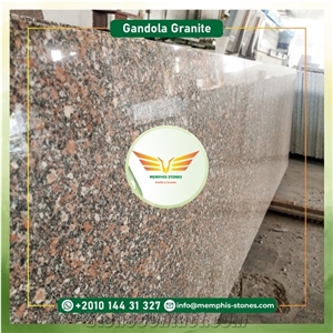 Ghandola Granite - Dark Rose Pearl Granite Slabs, Tiles
