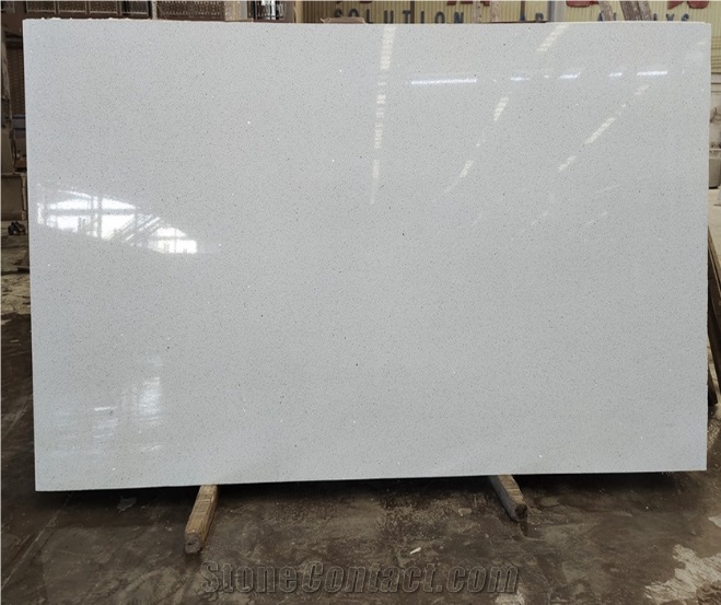 Absolute White Quartz Stone In 20Mm Thickness from United States