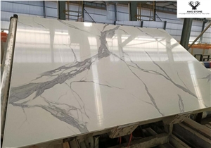 Calacatta Quartz Stone Manufacturer By AMG