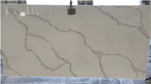 High-Glamor Style Calacatta Quartz Slab