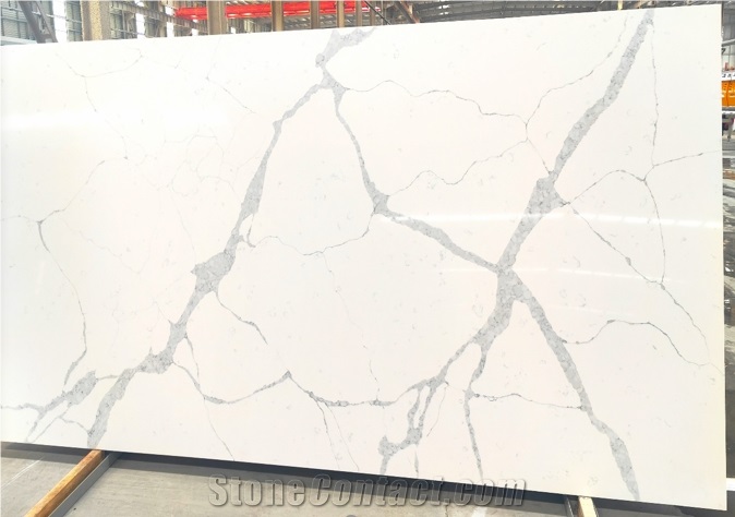 White Quartz Stone, 3200*1600*20 Mm Polished