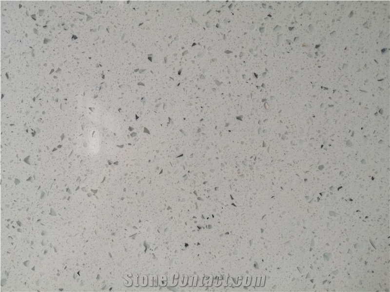 White Terrazzo Large Format Slabs In 20Mm/30Mm Thick
