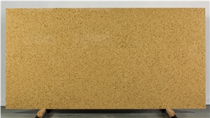 Yellow Solid Surface Slabs ZD-2113, Matt-Rough