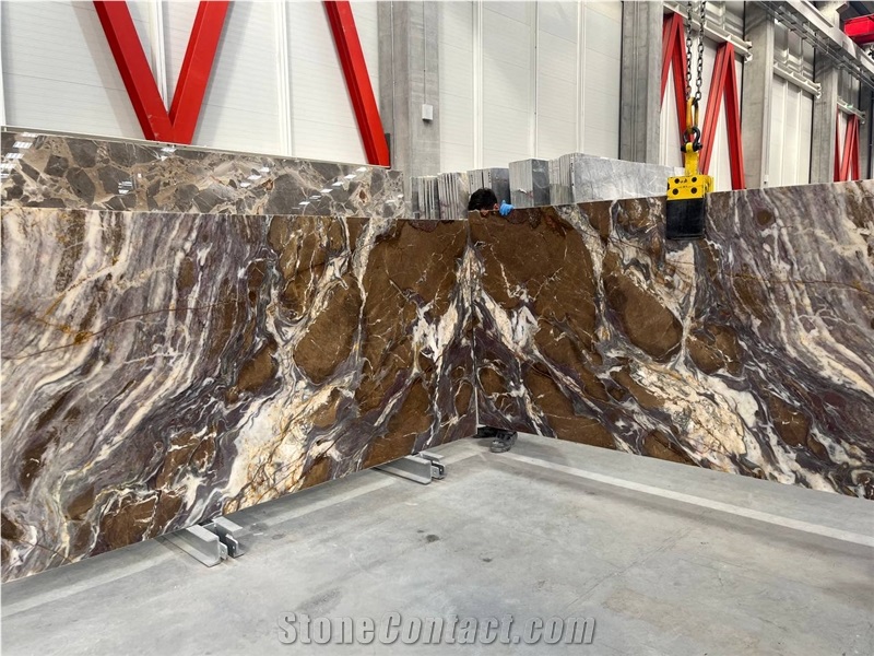 Farfalle Exotica Bookmatch Marble Slabs