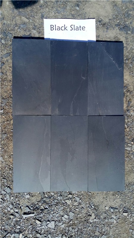 India Black Slate Tiles