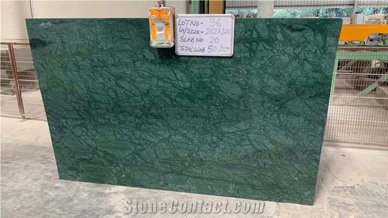 Indian Forest Green Marble Slabs