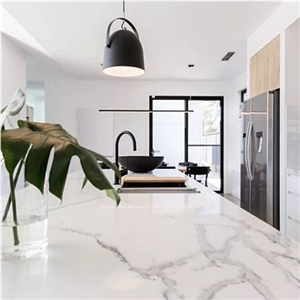Calacatta Carrara Marble Kitchen Countertop
