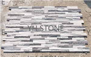 Cloud Grey Natural Stacked Stone Veneer Wall Panels