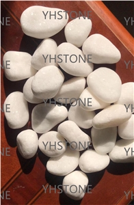 Snow White Natural Pebble Stone