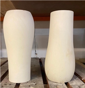 Malta Stone Limestone Base Pedestals