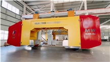 Marble Granite Block Cutting Multiwire Quarry Diamond Wire Saw Machine