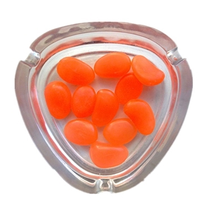 Glow In The Dark Orange Pebbles Stones Wholesale