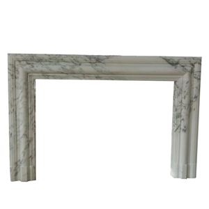 Hot Sale Italy Calacatta White Marble Fireplace Surround