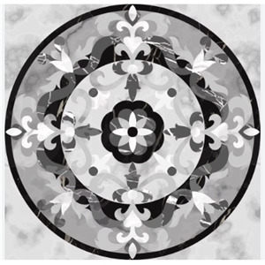 Waterjet Marble Medallion Floor Customized Marble Medallion