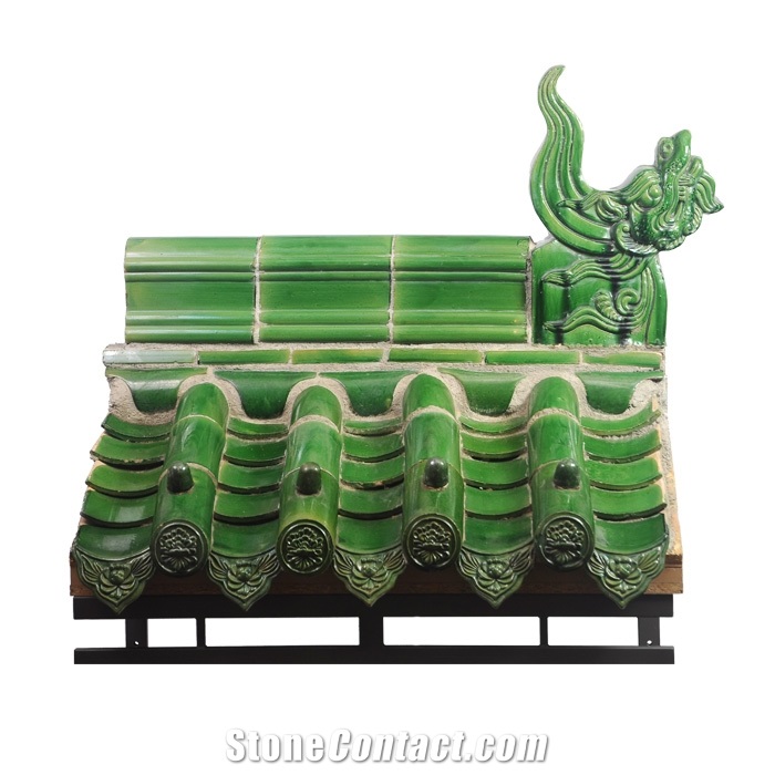 Roof Decoration Chinese Temple Arch Glazed Roof Tiles