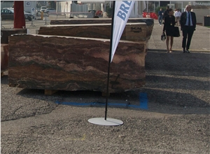 Brecce Medicee- Rosso Rubino Stazzema Marble Blocks