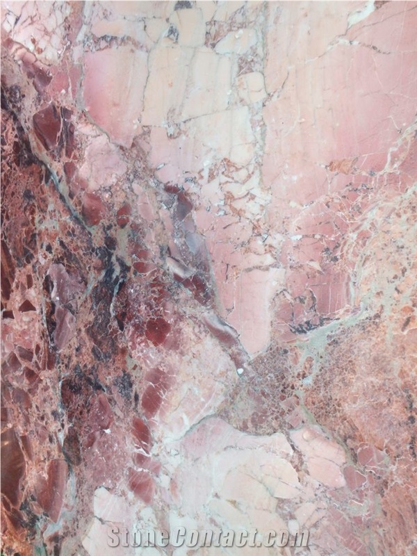Brecce Medicee, Rosso Rubino Stazzema Marble Quarry