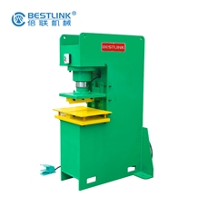 Saw-Cut Face Stone Splitting And Stamping Machine