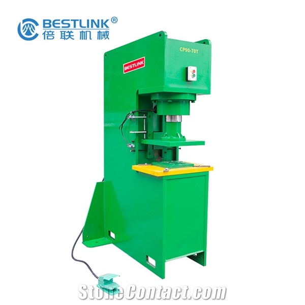 Saw-Cut Face Stone Splitting And Stamping Machine