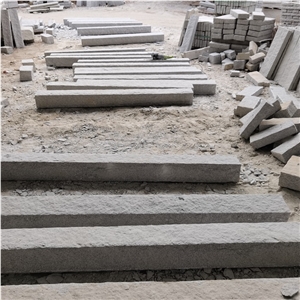 China Grey Granite Split Lamp Post