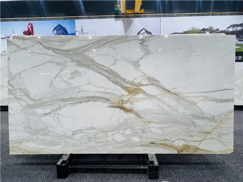 Calacatta Luxury Marble Slab&Tiles For Project