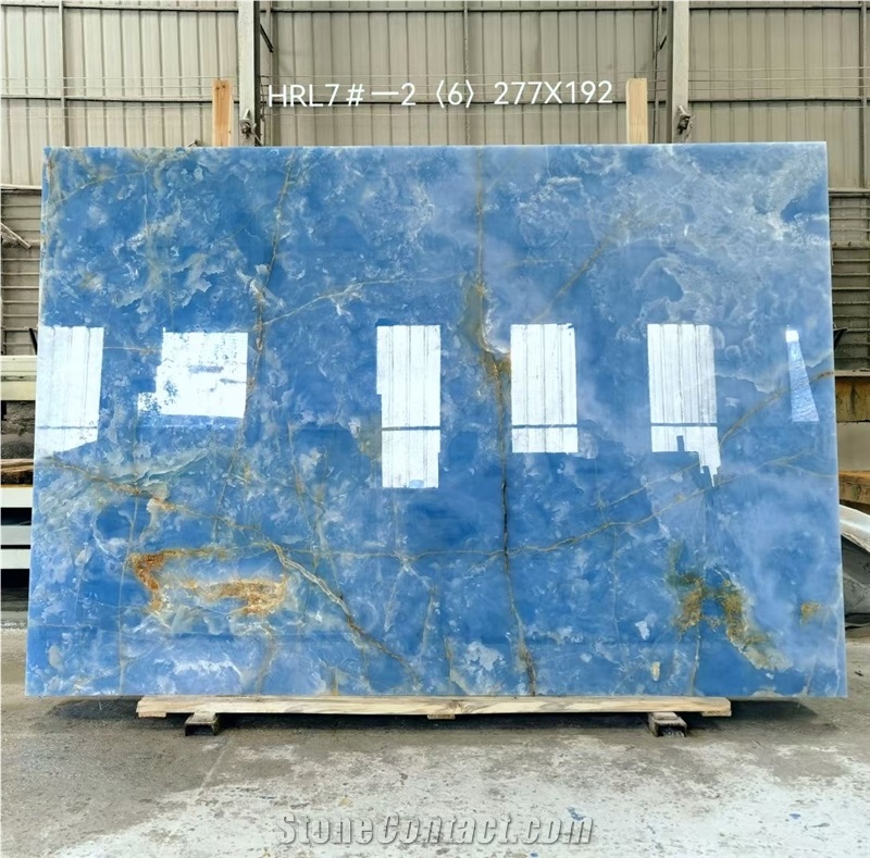Factory Price Blue Onyx Slab With Premium Quality