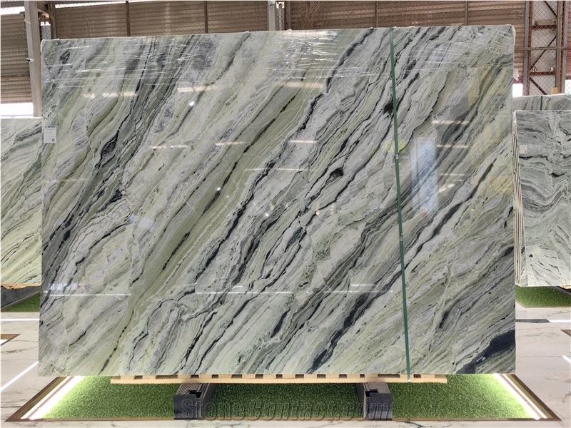 New Arrival Ice Green Marble Slab&Tiles For Project