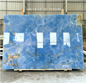 Premium Quality Blue Onyx Slab Slab For Project