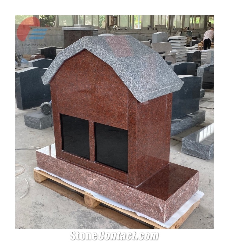Model Tombstone Mausoleum Granite Cremation Urn Columbarium
