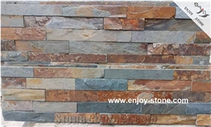 Ledger Panel/Culture/Veneer Stone,Golden/Rustic,Cladding